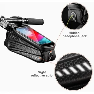 Bolso 2 en 1 para bicicleta con soporte móvil