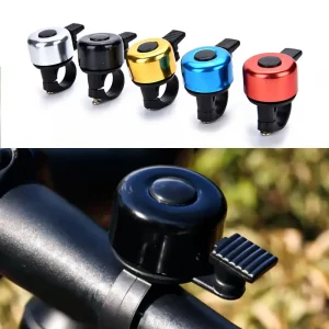 Timbre de bicicleta para manillar, aluminio