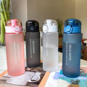 Botella de agua deportiva transparente 780ml